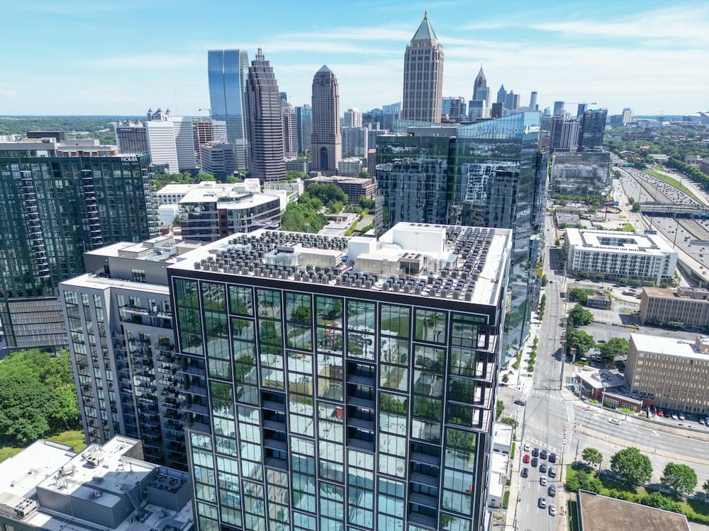aerial photo of a Watertight project in Atlanta, GA