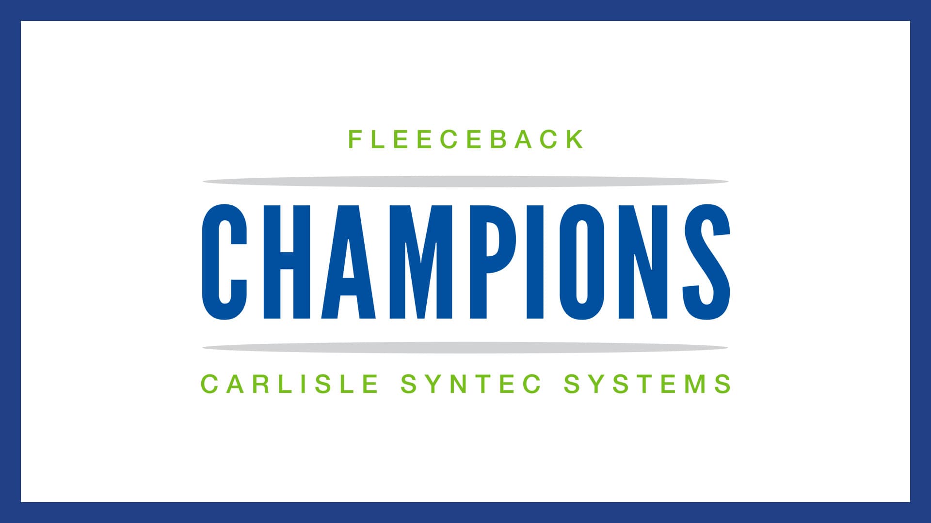 Watertight Roofing Awarded Carlisle’s FleeceBACK® Champions Award