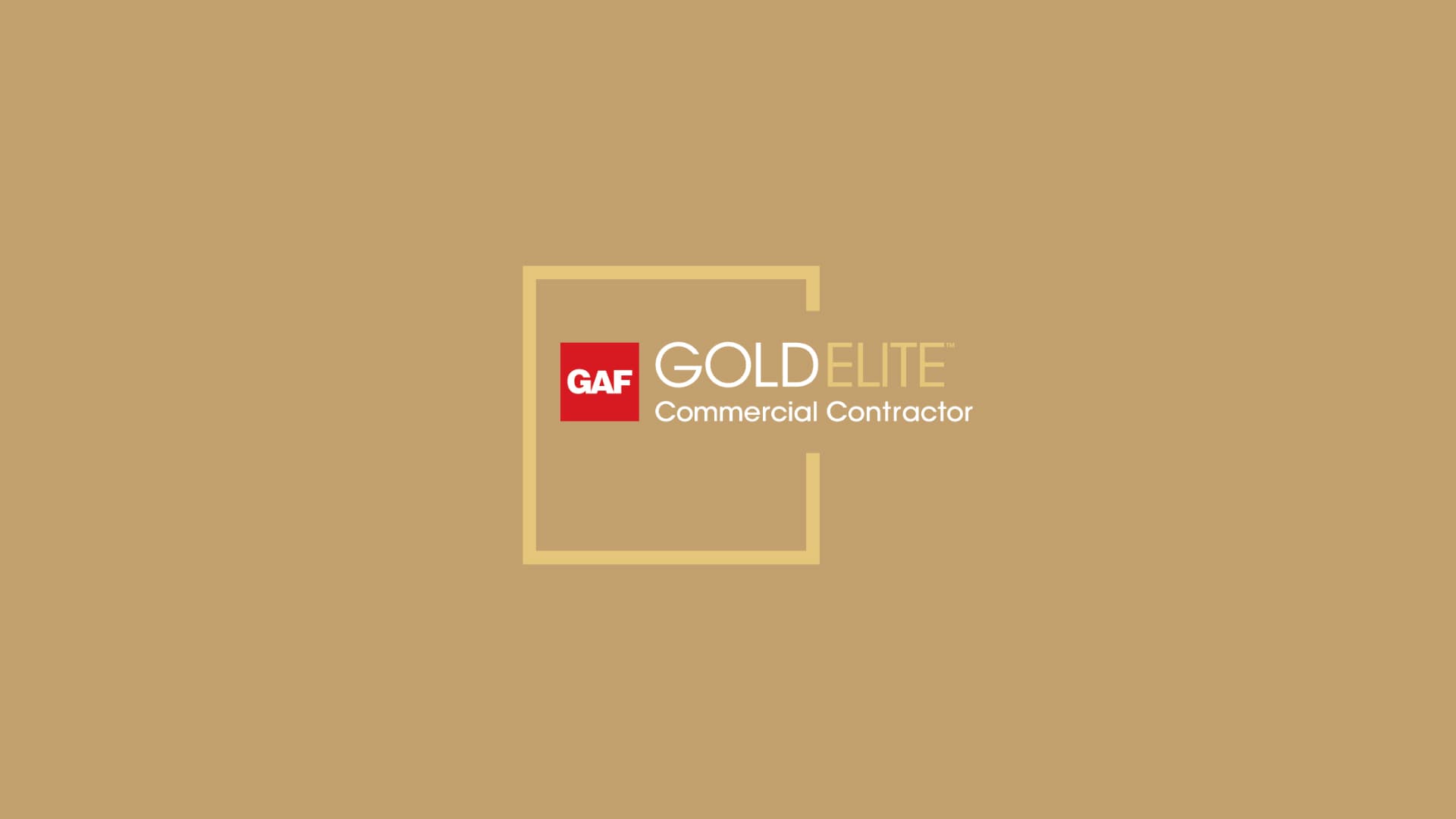 Watertight Roofing Awarded GAF GoldElite™ Commercial Contractor Certification