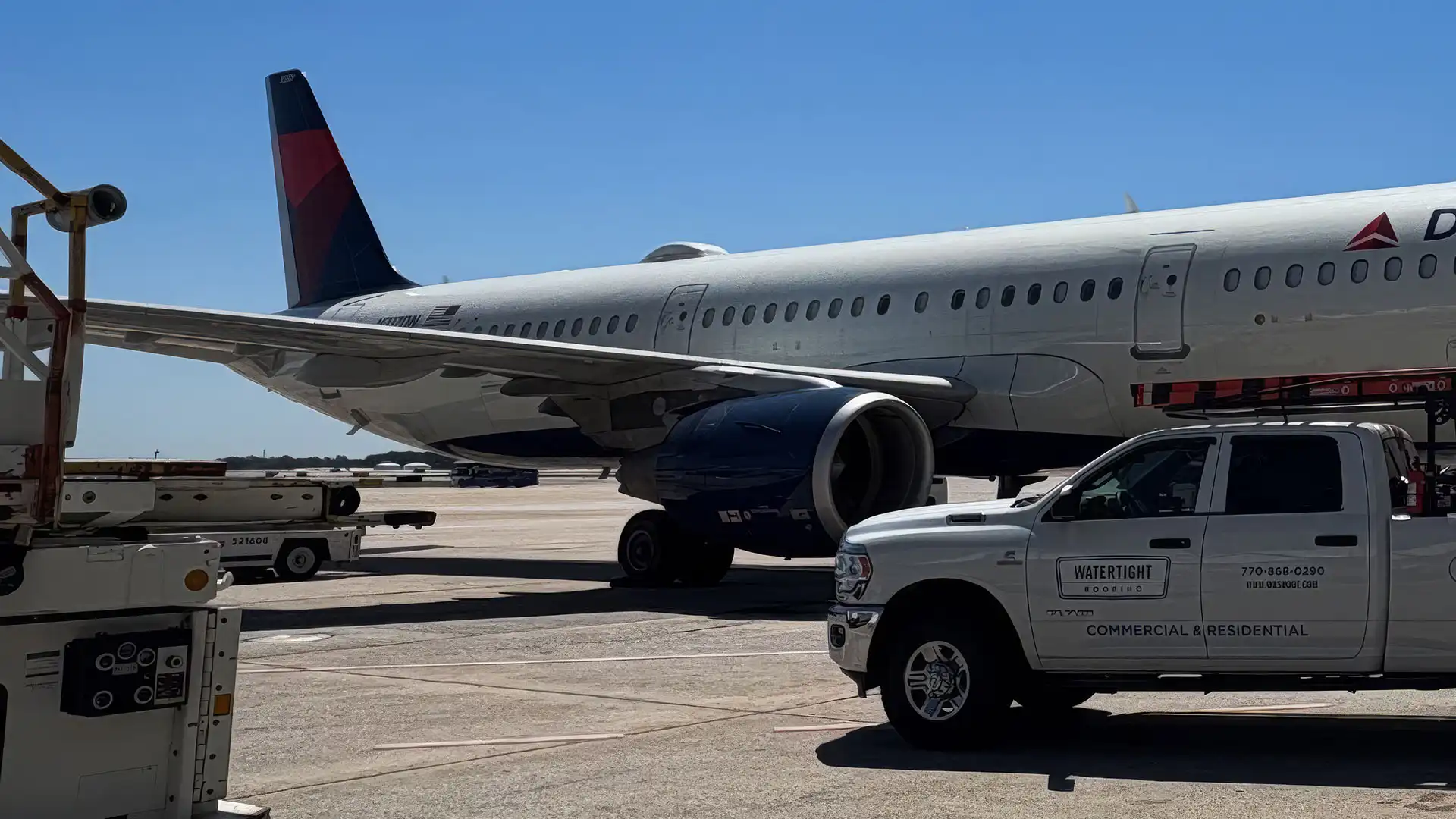 Watertight Roofing working at Hartsfield–Jackson Atlanta International Airport
