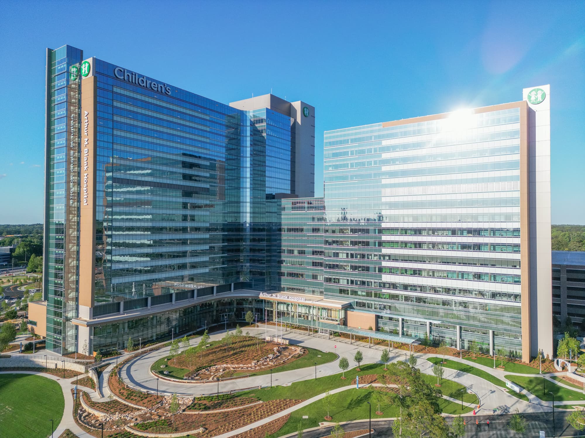 Arthur M. Blank Children's Hospital commercial roofing project