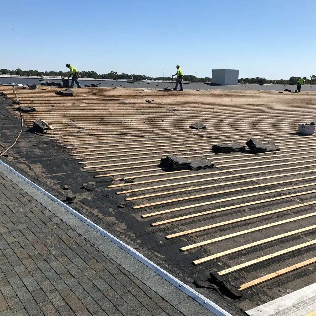 Complete Reroofing - Commercial Roofing Service
