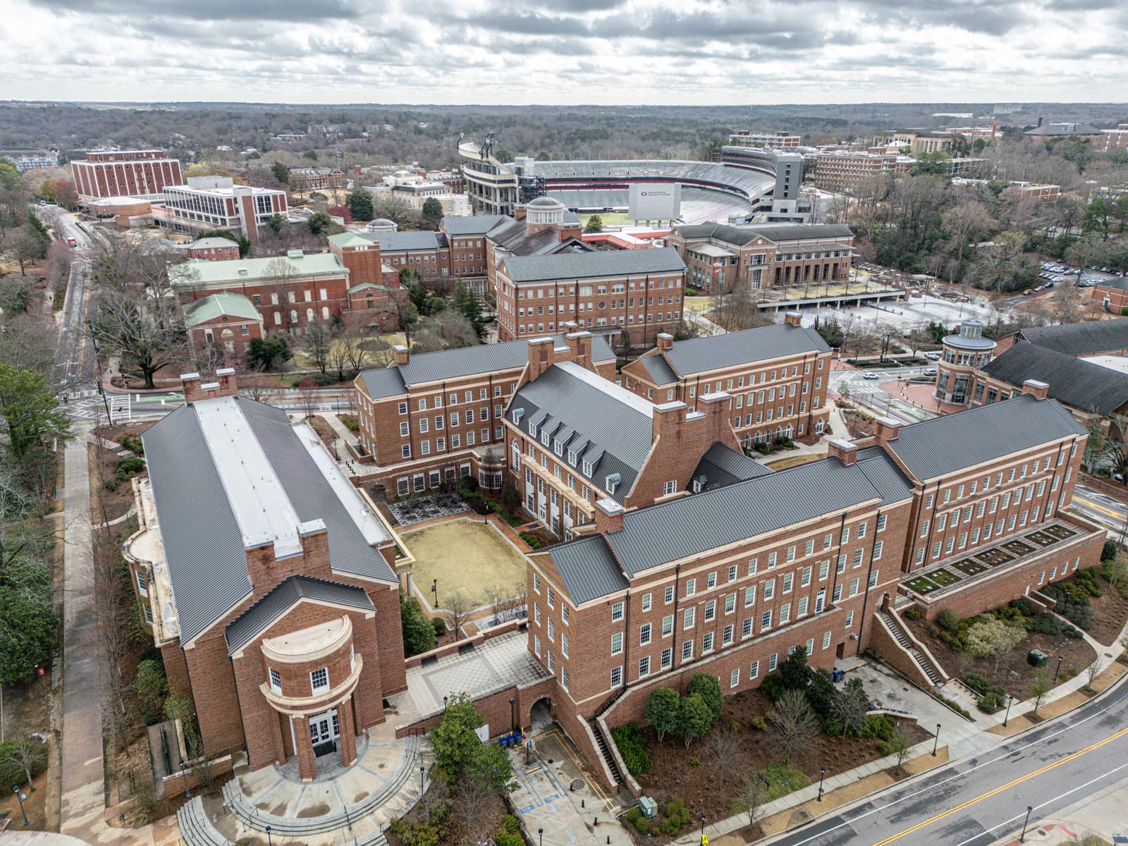 Terry College of Business commercial roofing project