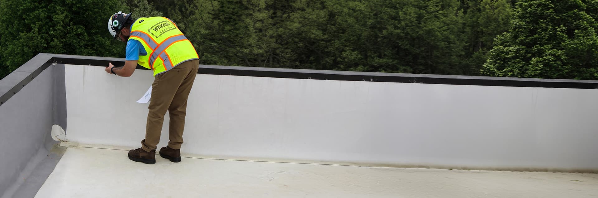 Commercial roofing team providing Preventative Roof Maintenance