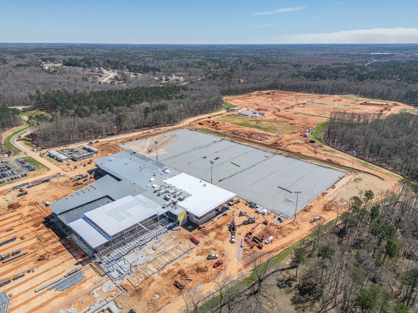 US Soccer Training Facility commercial roofing project