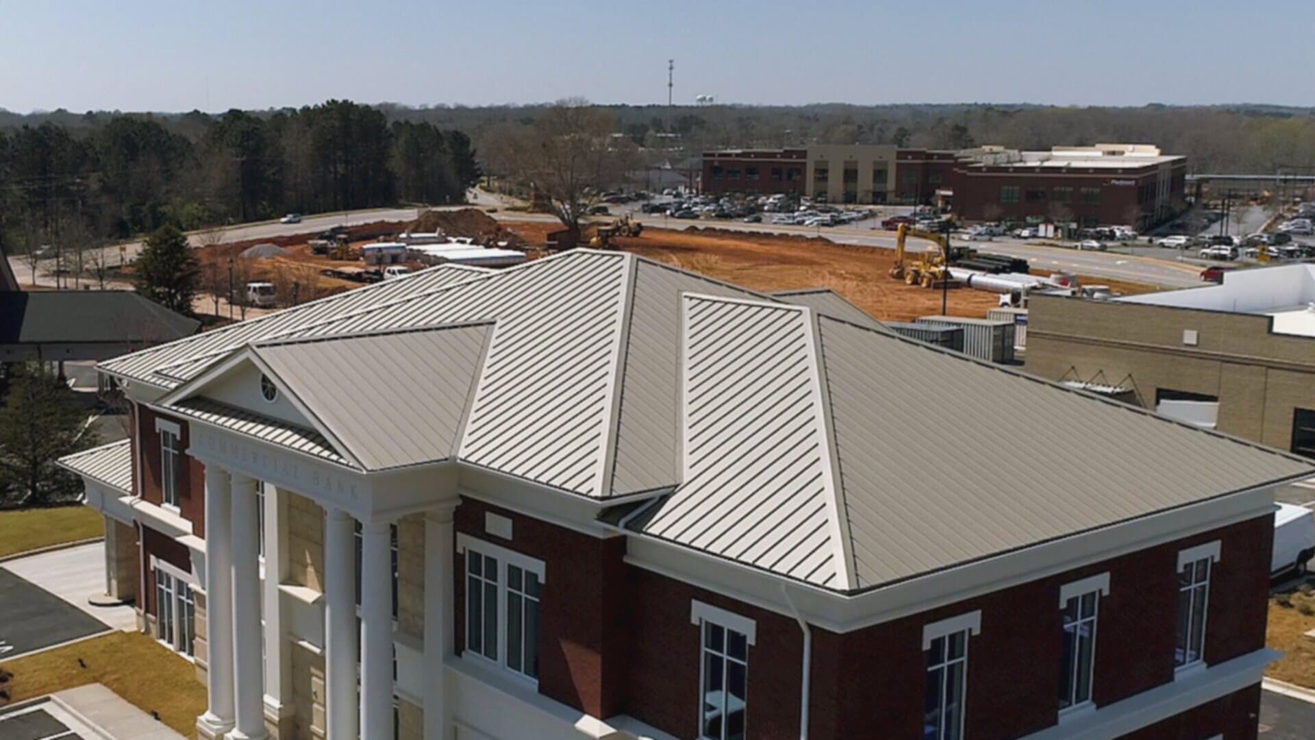 Commercial roofing in Winder, Georgia